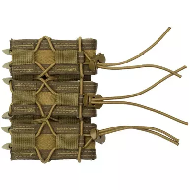 High Speed Gear Pistol TACO, Triple Magazine Pouch, MOLLE, Fits Most Pistol Magazines, Hybrid Kydex and Nylon, Black 11PT03BK