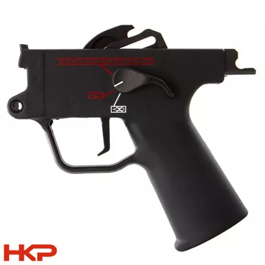 HK MP5, HK94 Trigger Group -Flat Trigger - 3 Position - Semi-Only - 5 US Made Compliant Parts
