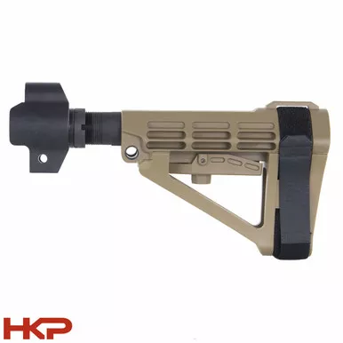 HK MP5 Pistol Stabilizing Brace - SBA4 - FDE