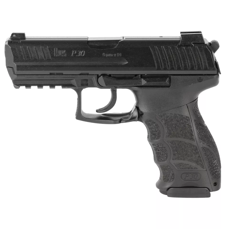 HK P30 9mm 3.85" Barrel 20-Round V3 DA/SA Black