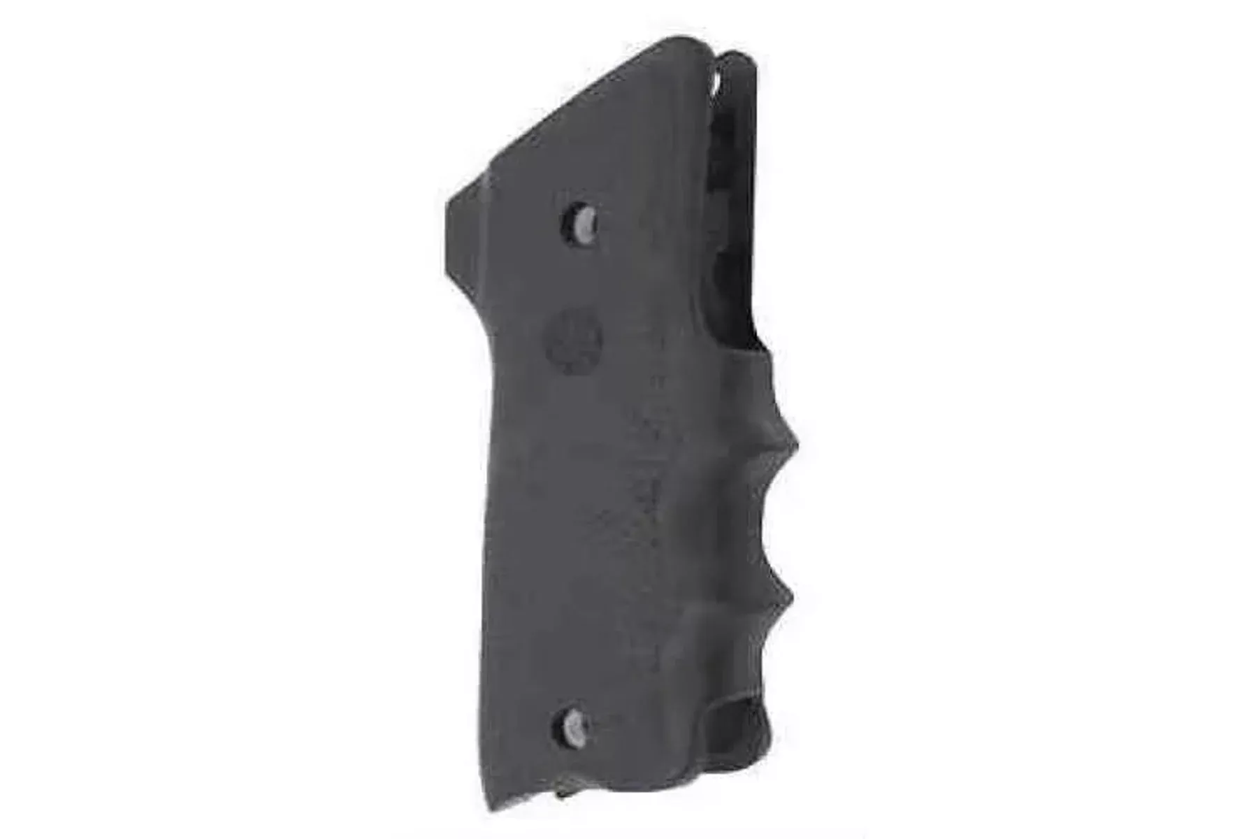 Hogue Grips Rubber Black W/Finger Grooves Wraparound Rug MK II 82000