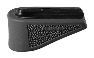 Hogue Hogue 9mm Rubber Grip Extension Base Pad with Cobblestone Texture for 6-Round Magazines