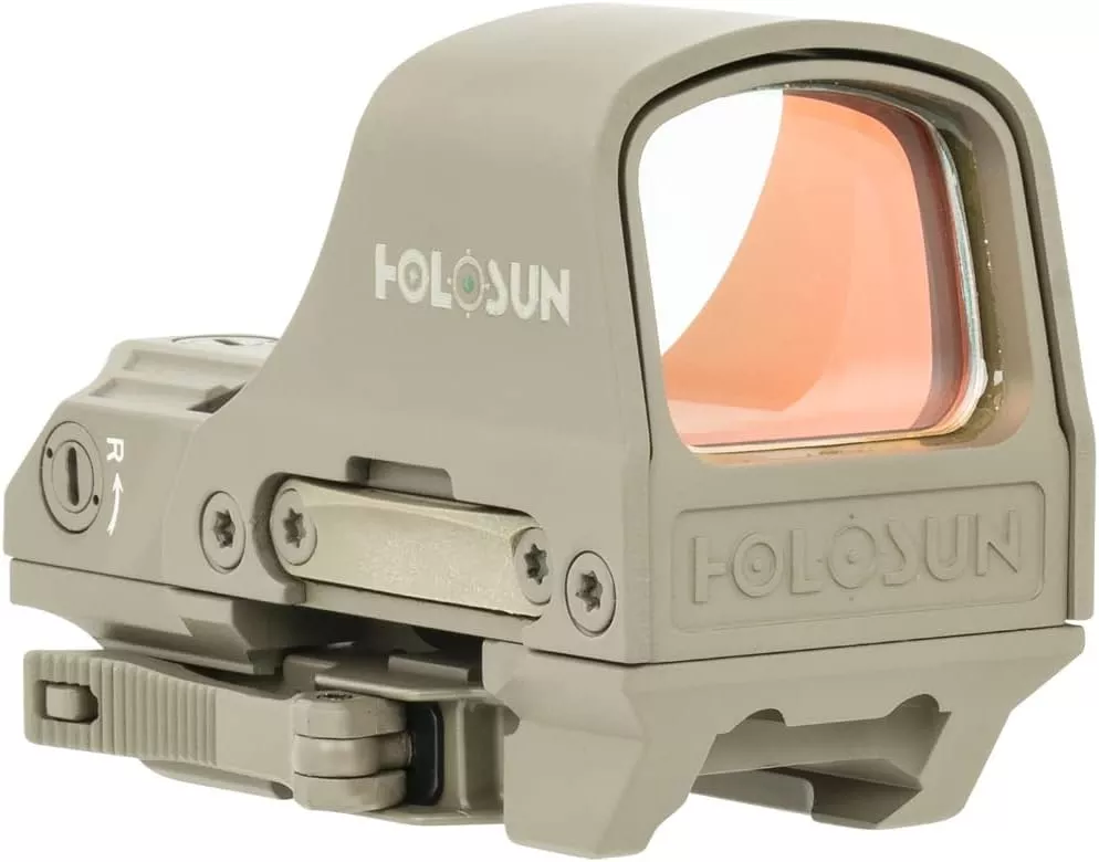 Holosun HS510C 1x Open Reflex Sight, Green 2 MOA dot 65 MOA Circle Reticle, Flat Dark Earth, HS510C-FDE-G – HS510C-FDE-G