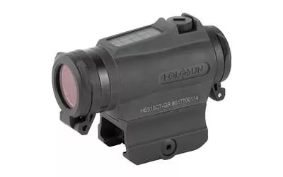 Holosun Technologies, Micro Titanium Red Dot, Green Reticle, Three Different Reticles, Solar, QD Mount, Black