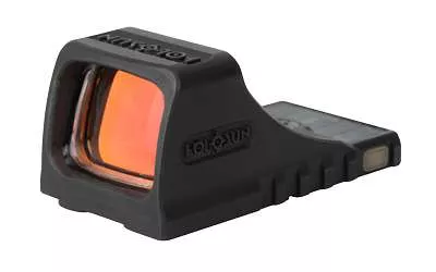 Holosun Technologies, SCS, Green Dot Sight, Non-Magnified, Fits Glock MOS, Green Ring & 2 MOA Dot, Matte Finish, Black, Solar with Internal Battery – FREE SHIPPING