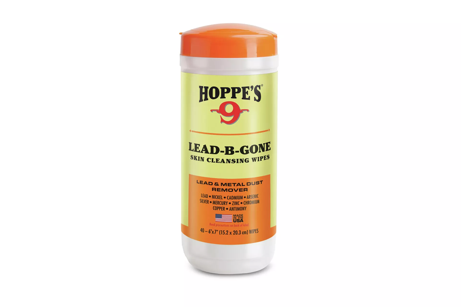Hoppe’s No.9 Lead-B-Gone Cleansing Wipes – 40ct – LBG40