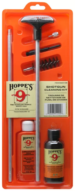 Hoppes SGO12 Shotgun Cleaning Kit 12 Gauge Includes Storage Box UPC: 026285511352