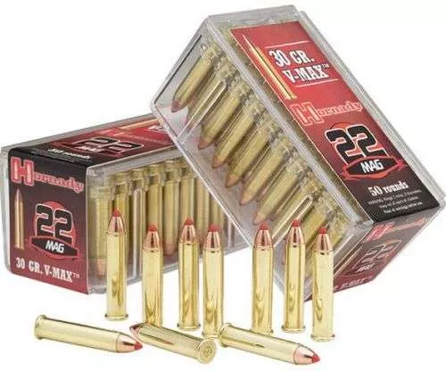 Hornady 22WMR 30gr V-Max – 50 Rounds