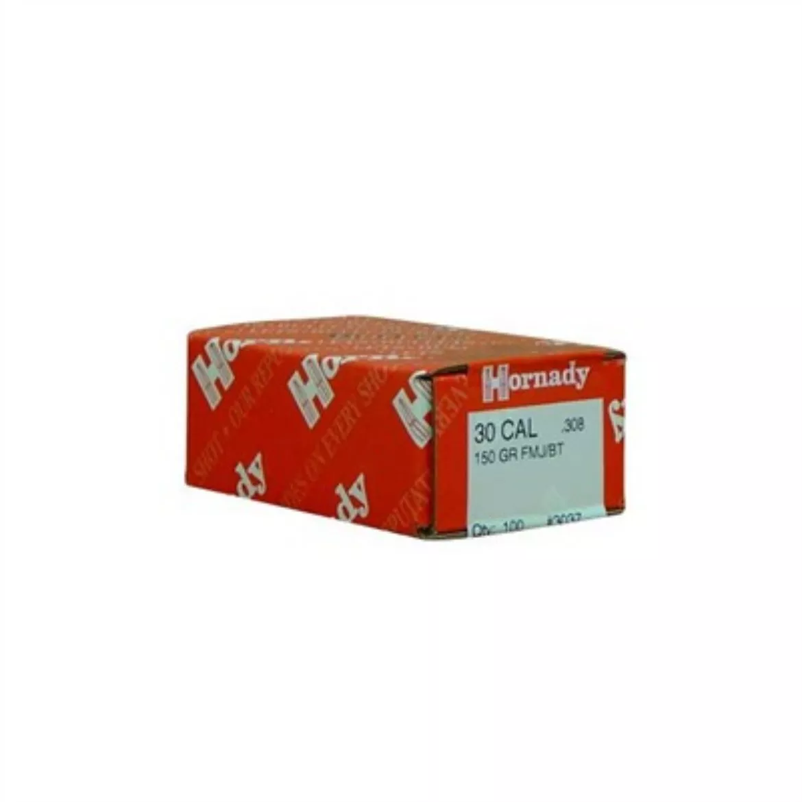 Hornady 30 CAL (.308) 150gr FMJ-BT - 100 Count
