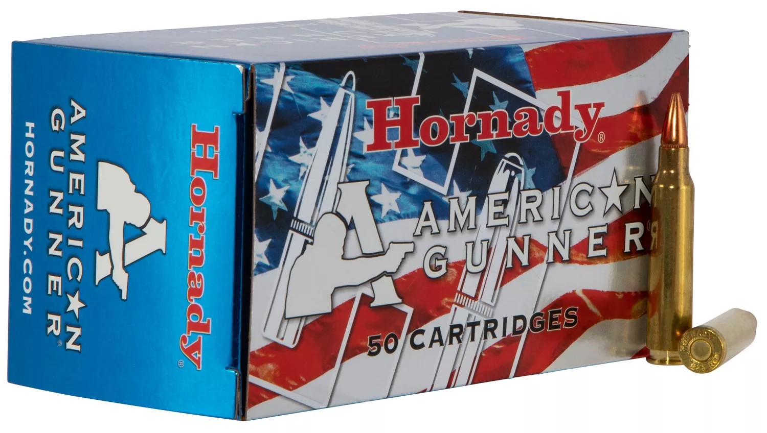 Hornady 80237 American Gunner223Rem 55gr Hollow Point 50 Per Box/10 Case