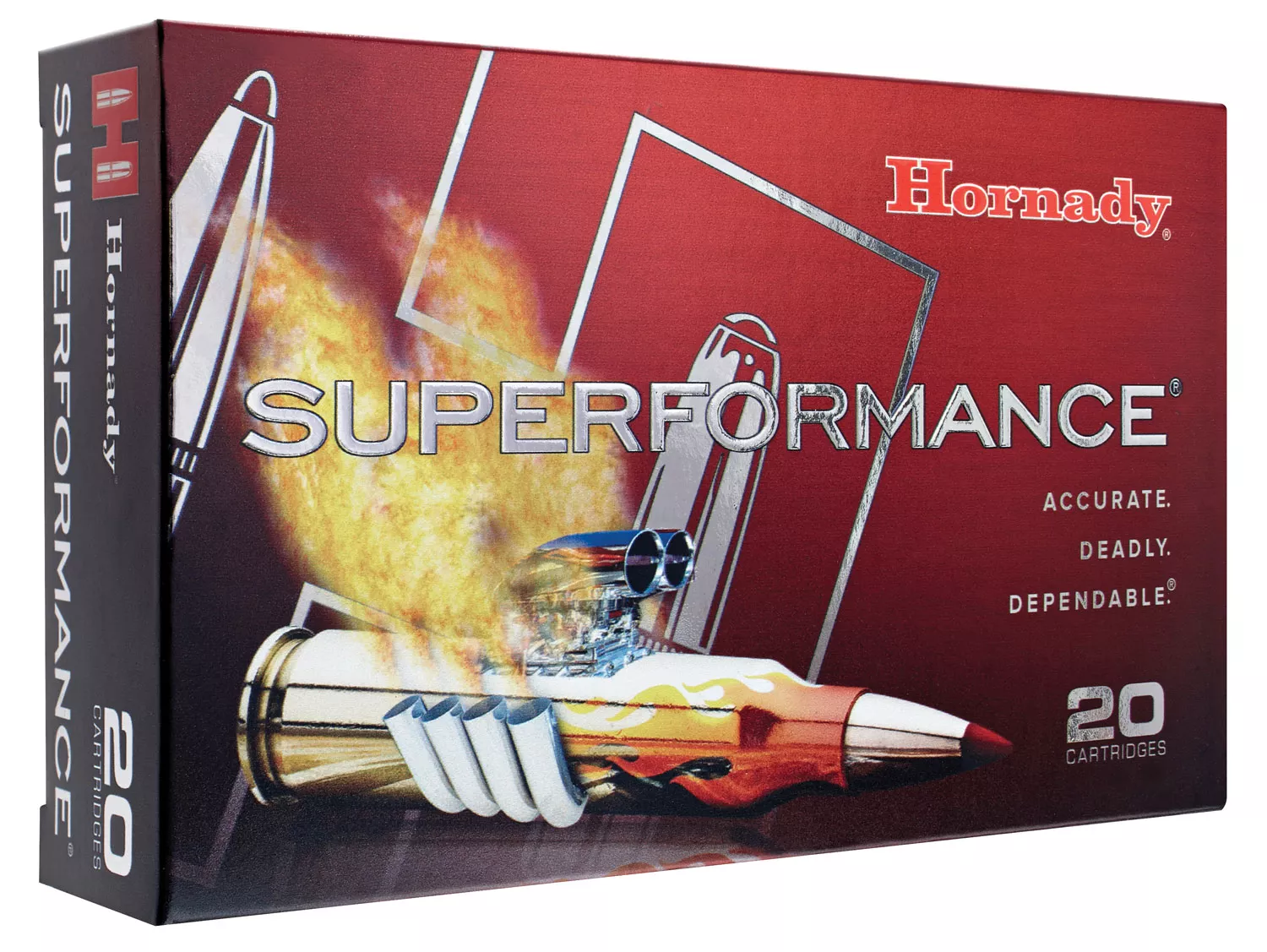 Hornady 81153 Superformance30-06Springfield 165gr Super Shock Tip 20 Per Box/10 Case