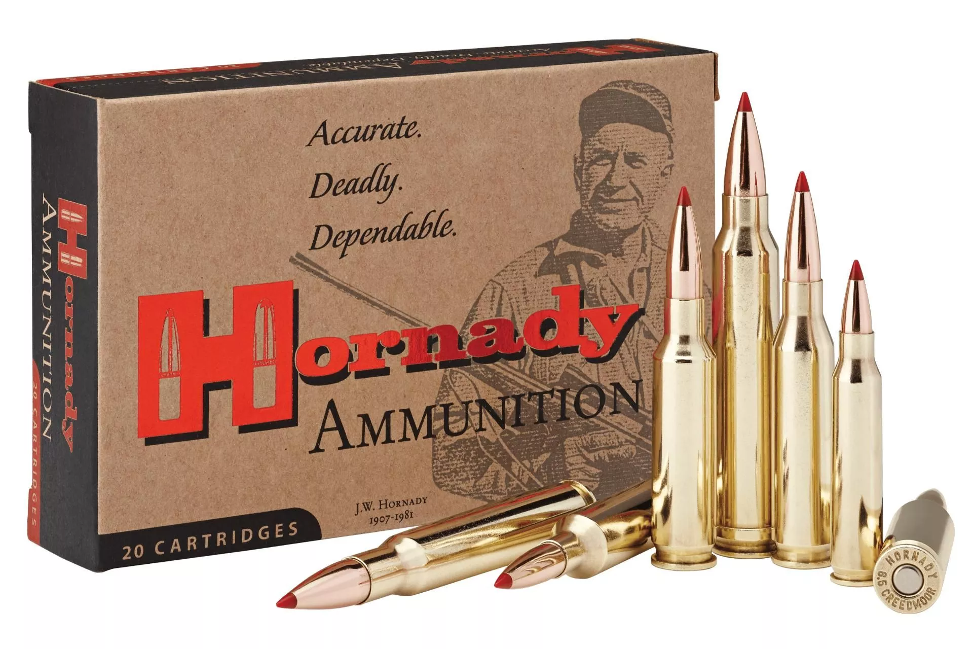 Hornady 81171 Match Vintage 30-06 Springfield 168 gr 2710 fps Extremely Low Drag-Match (ELD-M) Rifle Ammo – 20 Rounds – 22926