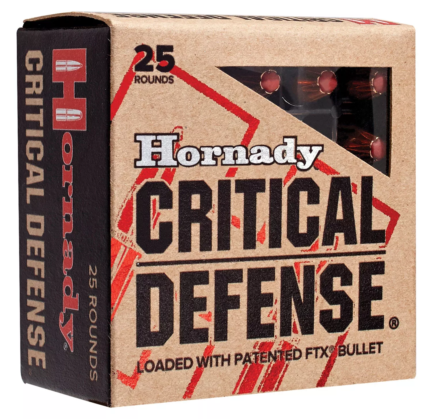 Hornady 90311 Critical Defense38Special+P 110gr Hornady Flex Tip eXpanding 25 Per Box/10 Case