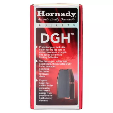 Hornady Dangerous Game Handgun - 45 Caliber, .452, 50