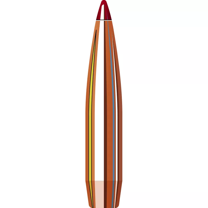 Hornady ELD Match Bullets with Heat Shield .25 cal .257″ 134 gr ELD MATCH (1-7/5) 100/ct
