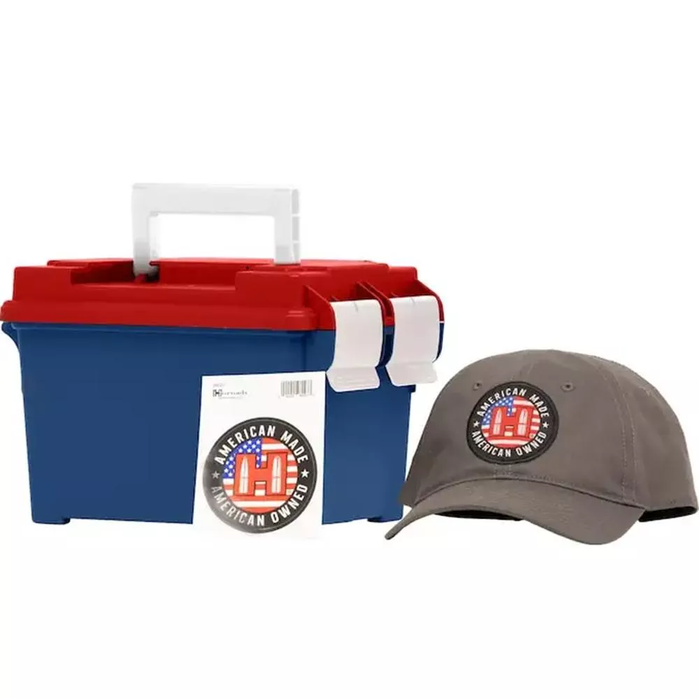 Hornady Frontier Rifle Ammunition .223 Rem 55gr FMJ 3240 fps 250/ct Loose Ammo Can with Hat/Sticker