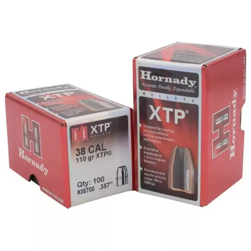 Hornady Handgun Bullets .38 cal .357″ 110 gr XTPHP 100/ct