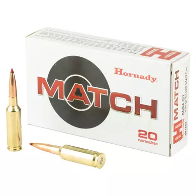 Hornady Match - 6MM GT, 109Gr, ELD Match, 20-Round Box