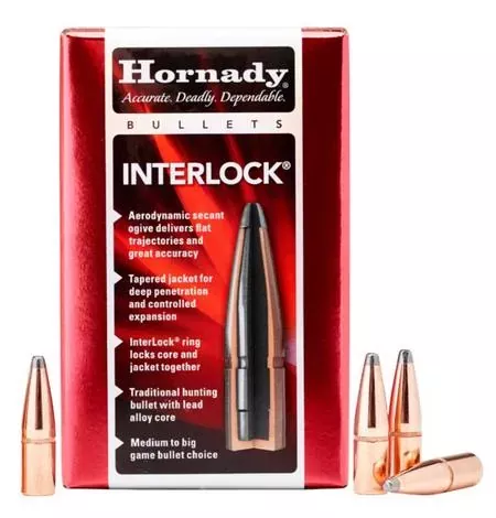 Hornady Projectiles 8mm .323″ 195gr InterLock Soft Point x100