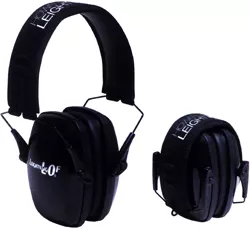 HOWARD LEIGHT LEIGHTNING FOLDING EAR MUFF BLACK NRR23