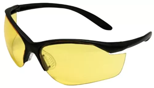 HOWARD LEIGHT VAPOR II GLASSES BLACK FRAME/AMBER LENS