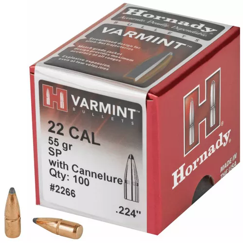 HRNDY 22CAL .224 55GR SP W/C 100CT UPC: 090255222661