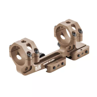 IRAYUSA Cantilever Scope Mount, 34mm, 1.63" Height, Hardcoat Anodized Finish, Tan, Fits Picatinny DLOC-C134-1630-T