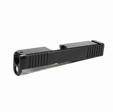 Iron Sight Cut Black Nitride Slide with Front/Rear Serrations for Glock 23 Pistols