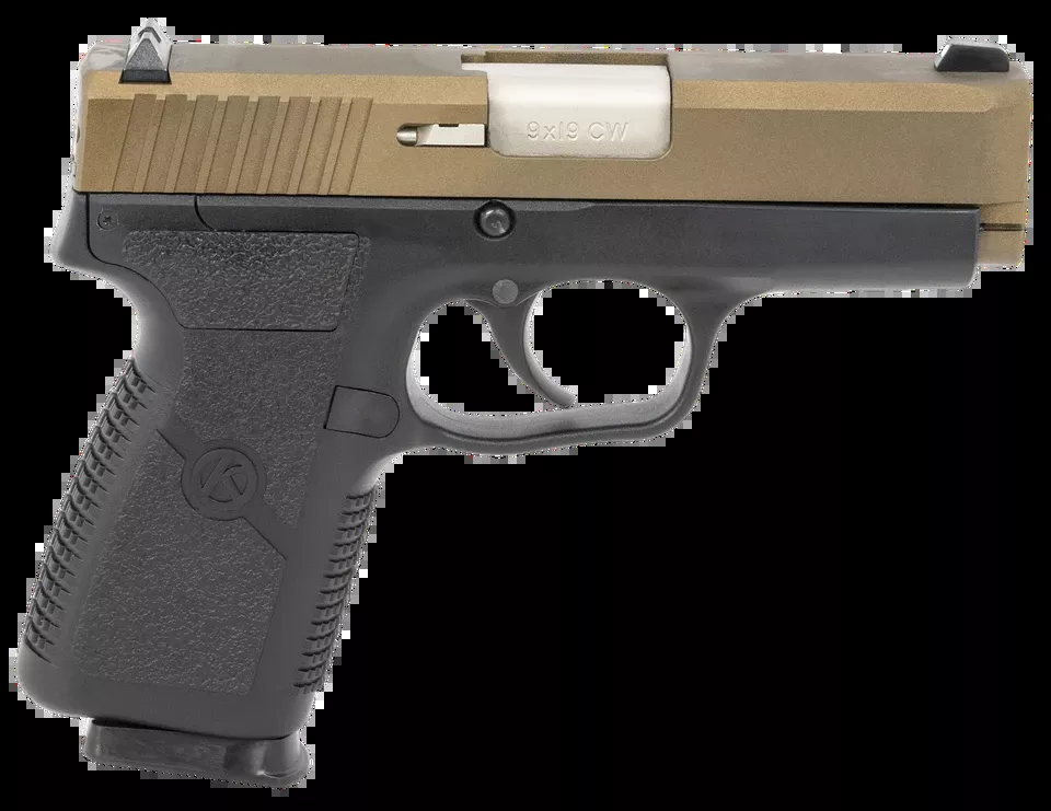 Kahr Arms CW9 9mm Luger Pistol with Burnt Bronze Cerakote Slide and Black Polymer Frame