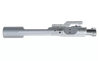KAK Industry KAK Industry K-SPEC Enhanced Bolt Carrier Group for AR-15, Silver Finish