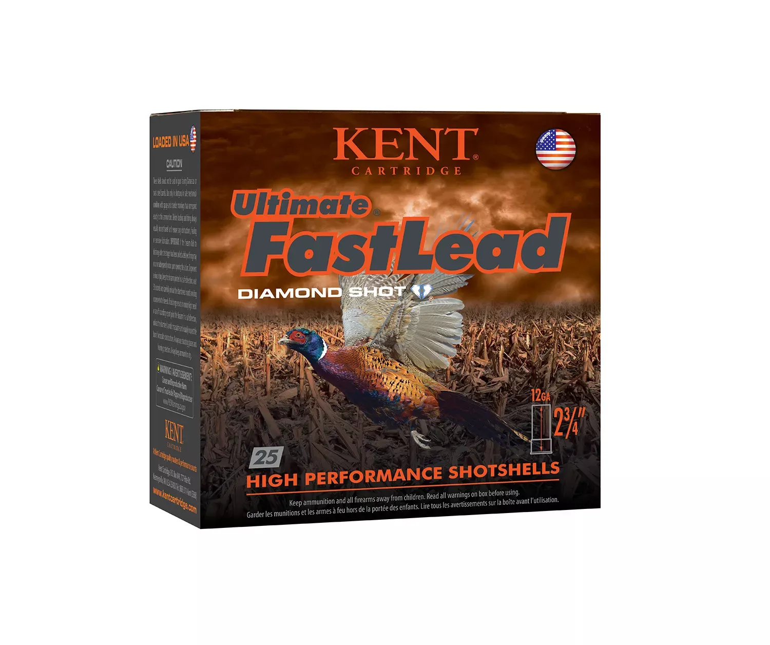 Kent Cartridge 12 Gauge, 25-Round Box