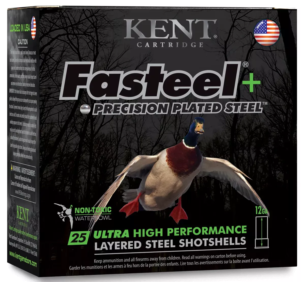 Kent Fasteel Plus 12ga 3.5 1.5OZ 2&4 25/10