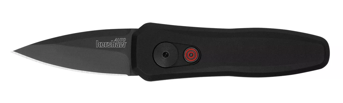 Kershaw 7500BLK Launch 4 1.90″ Folding Spear Point Plain Black DLC CPM 154 SS Blade Black Aluminum Handle Includes Pocket Clip