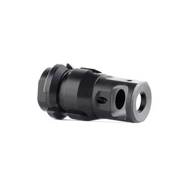 KEYMICRO Muzzle Brake 9MM 1/2"X28 Threads Black