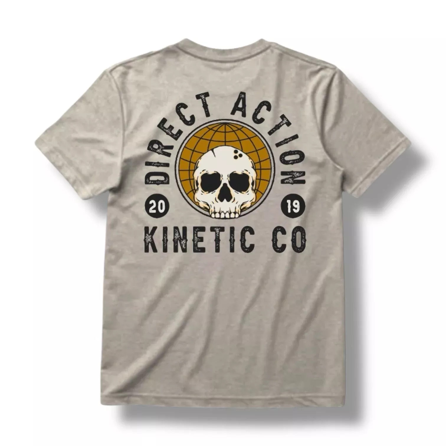 "KINETIC CO" TEE (HEATHER SILK)