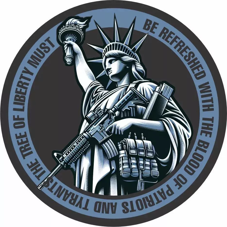 Lady Liberty - 3.5" Sticker