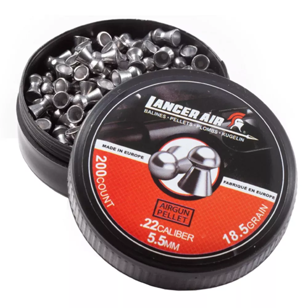 Lancer Air 200rd .22 Cal 18.5g Lead Alloy Domed Airgun Pellets