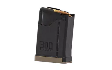 Lancer Systems L5AWM, .300 Blackout, 10 Rounds, Fits AR Rifles, Steel/Polymer Hybrid, Matte Finish, Opaque Black 999-000-4280-06