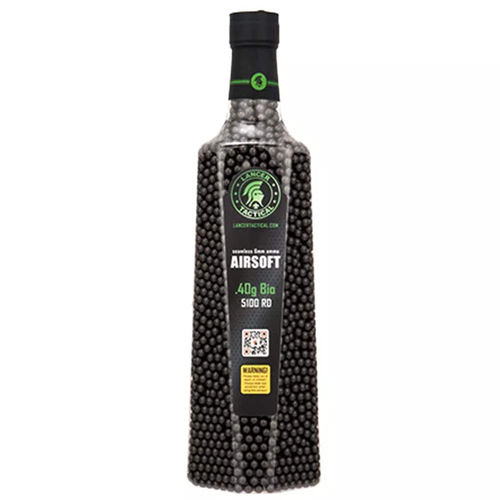 Lancer Tactical .40g Biodegradable 6mm Seamless Airsoft BBs 5100rd Bottle