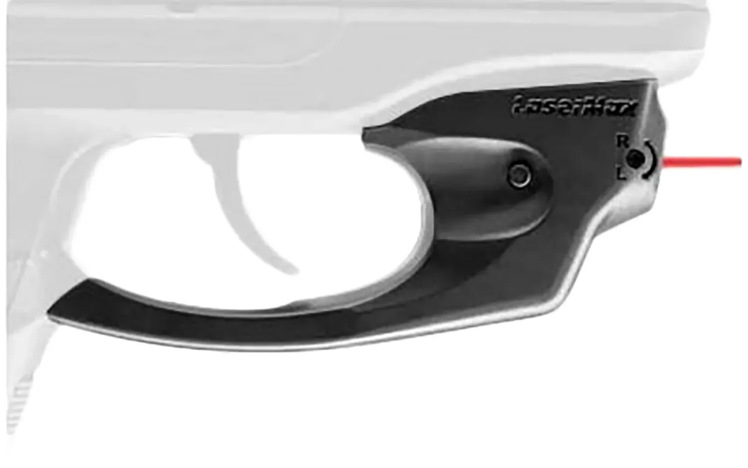 LaserMax CFLC9 Centerfire Red Laser for Ruger LC9/LC9S/LC9/LC380 Black