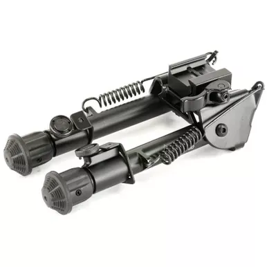 Leapers, Inc. - UTG Tactical Op Bipod, Fits Picatinny or Weaver Rail, 5.9" - 7.3", with QD Lever Mount, Black TL-BP78Q