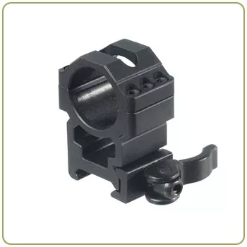 Leapers Max Strength LE Grade Quick Detach Picatinny Rings: 2PCs, 1" Diam, Hi Profile