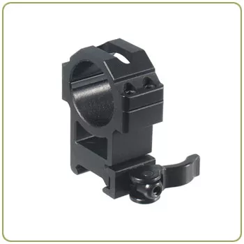 Leapers Max Strength LE Grade Quick Detach Picatinny Rings: 2PCs, 30mm Diam, Hi Profile