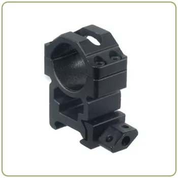 Leapers Max Strength Picatinny Rings: 2PCs, 1" Diam, High Profile, Compact