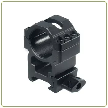 Leapers Max Strength Picatinny Rings: 2PCs, 1" Diam, High Profile, Full Size