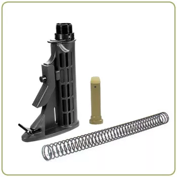 Leapers U.S. Assembled AR15 6-pos. Stock Assy w/ U.S. Made Commercial-spec Tube - Black