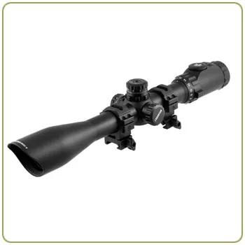 Leapers UTG 30mmAccuShot 4-16X44 IE Scope with SWAT AO Mil-dot, 36Colors EZ-TAP, MS Rings