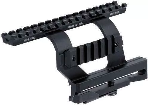 Leapers UTG PRO Scope Mount Quick-Detachable AK-47 Side Picatinny Black Md: MTU016