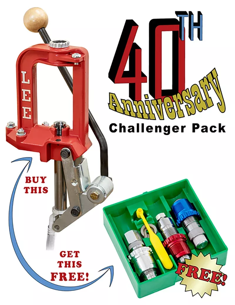 Lee Precision 92130 Challenger Press w/Breech Lock 38 special Dies