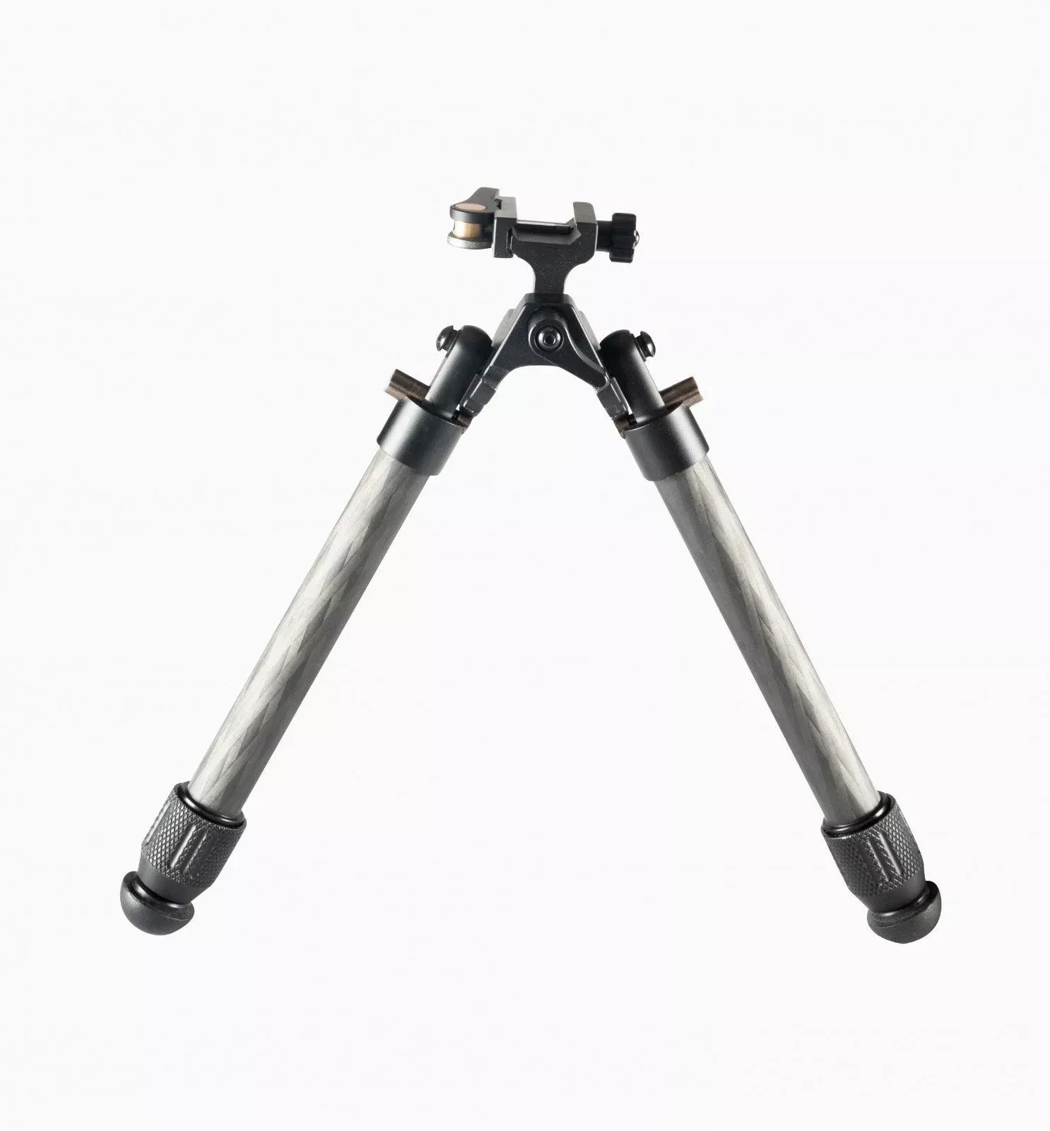 Linkogear HB-C01L Carbon Fiber Tac Bipod – QD Picatinny – Rubber & Spike Feet